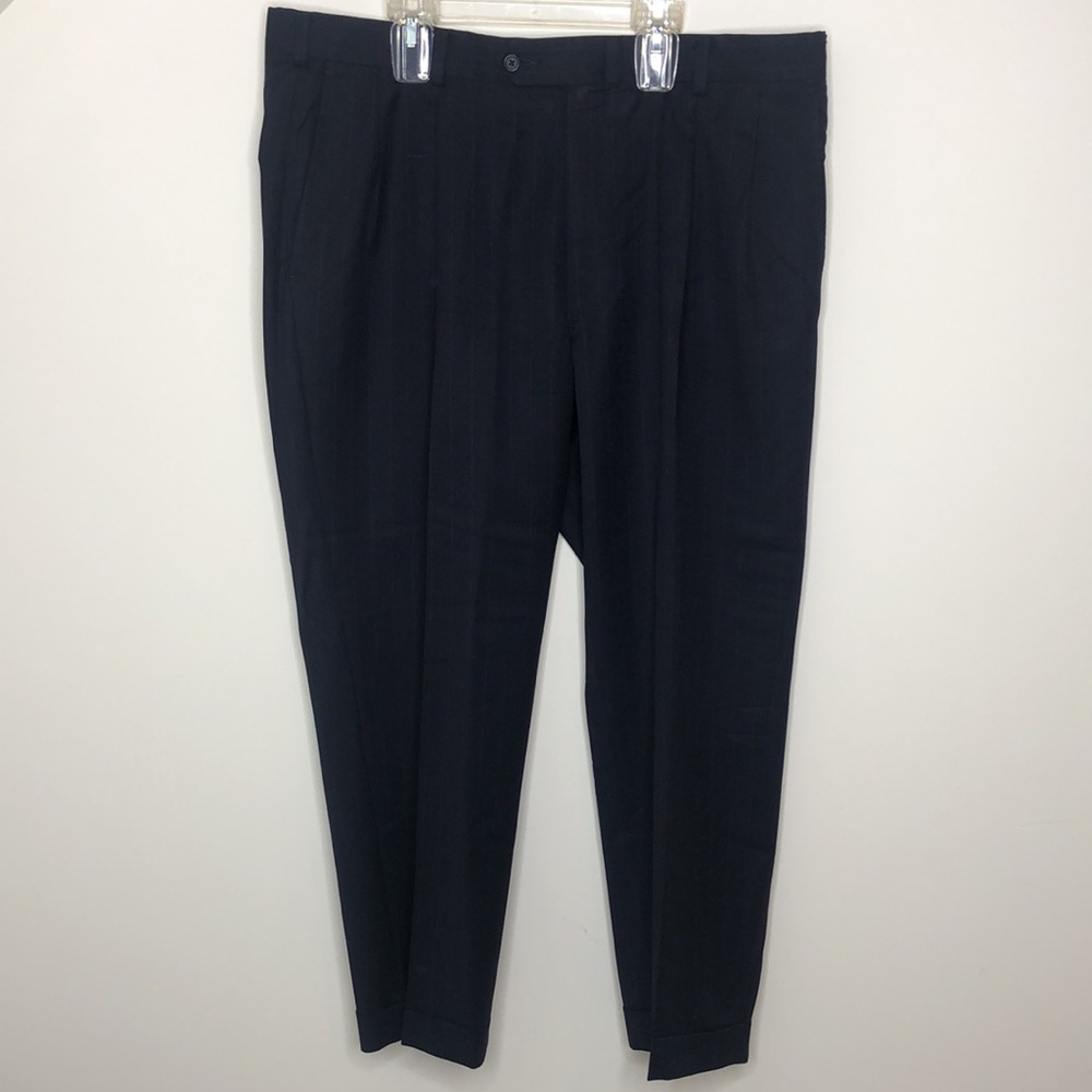 Men’s Hart Schaffner & Marx Gold Trumpeter Nordstrom Pinstripe Suit - Picture 9 of 12